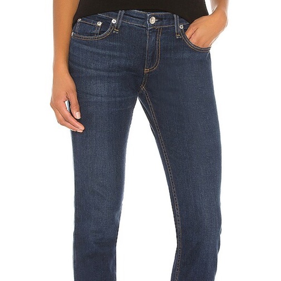 EUC Women's Rag & Bone Dre Low Rise Slim Boyfriend Jean in New Worn Size 25 - Picture 1 of 8